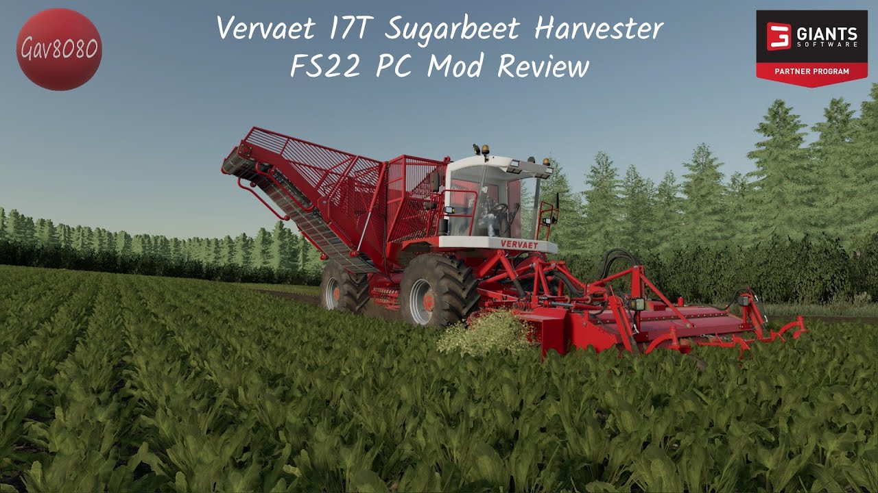 Vervaet 17T Sugarbeet Harvester - Farming Simulator 22 Mod Review