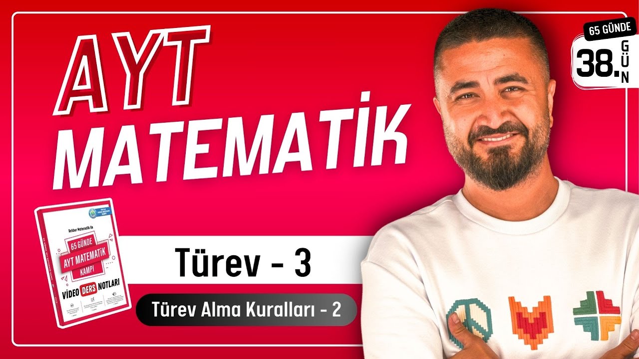 Türev Alma Kuralları 2 - Türev 3 | 65 Günde AYT Matematik Kampı 38.Gün | Rehber Matematik