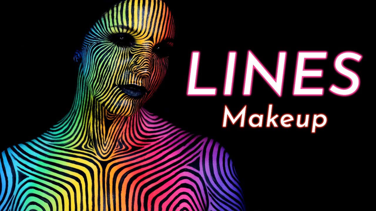 LINES Trippy Makeup Tutorial