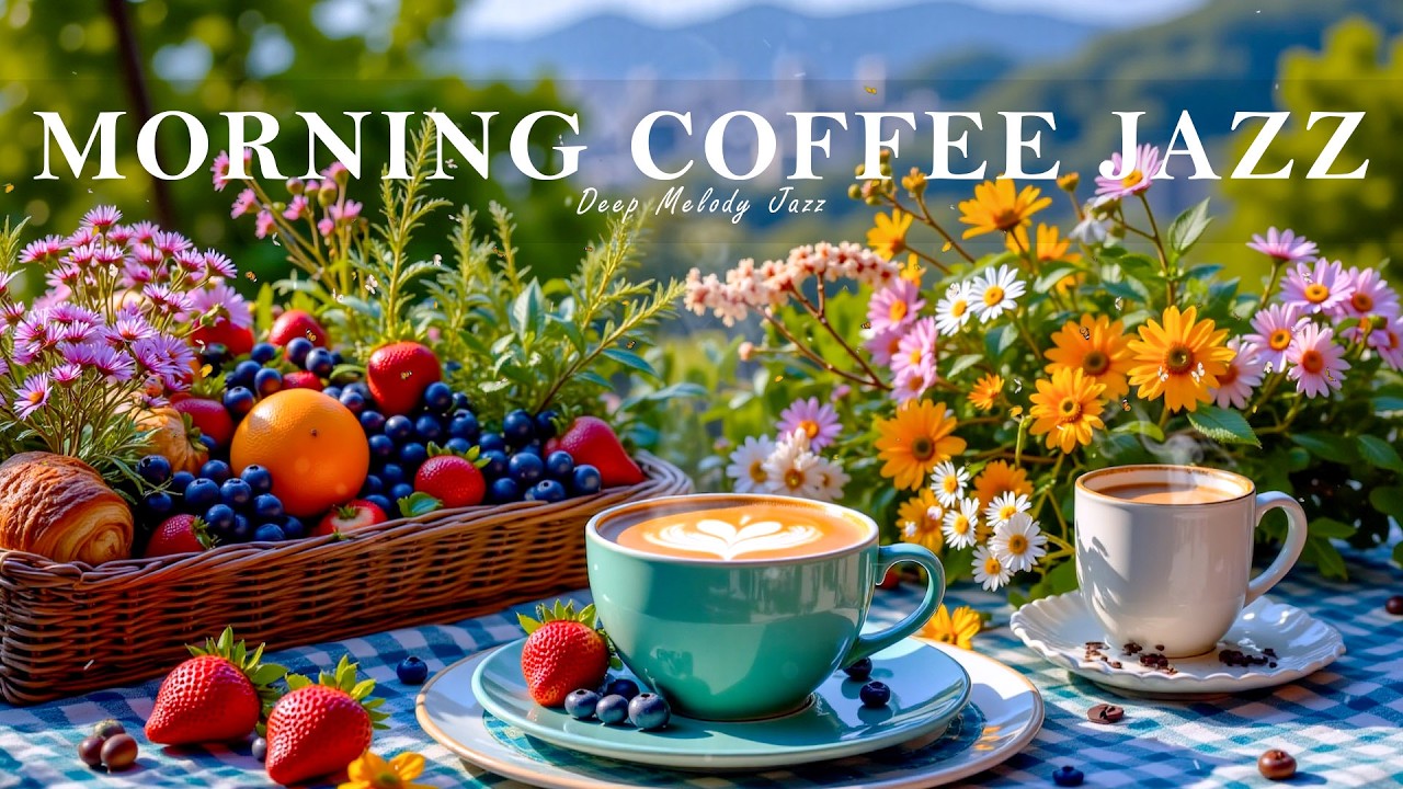 Утренний кофе-джаз ☕ позитивная инструментальная босса-нова для учёбы и хорошего настроения