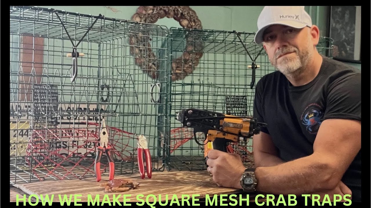 Building square mesh Crab Traps