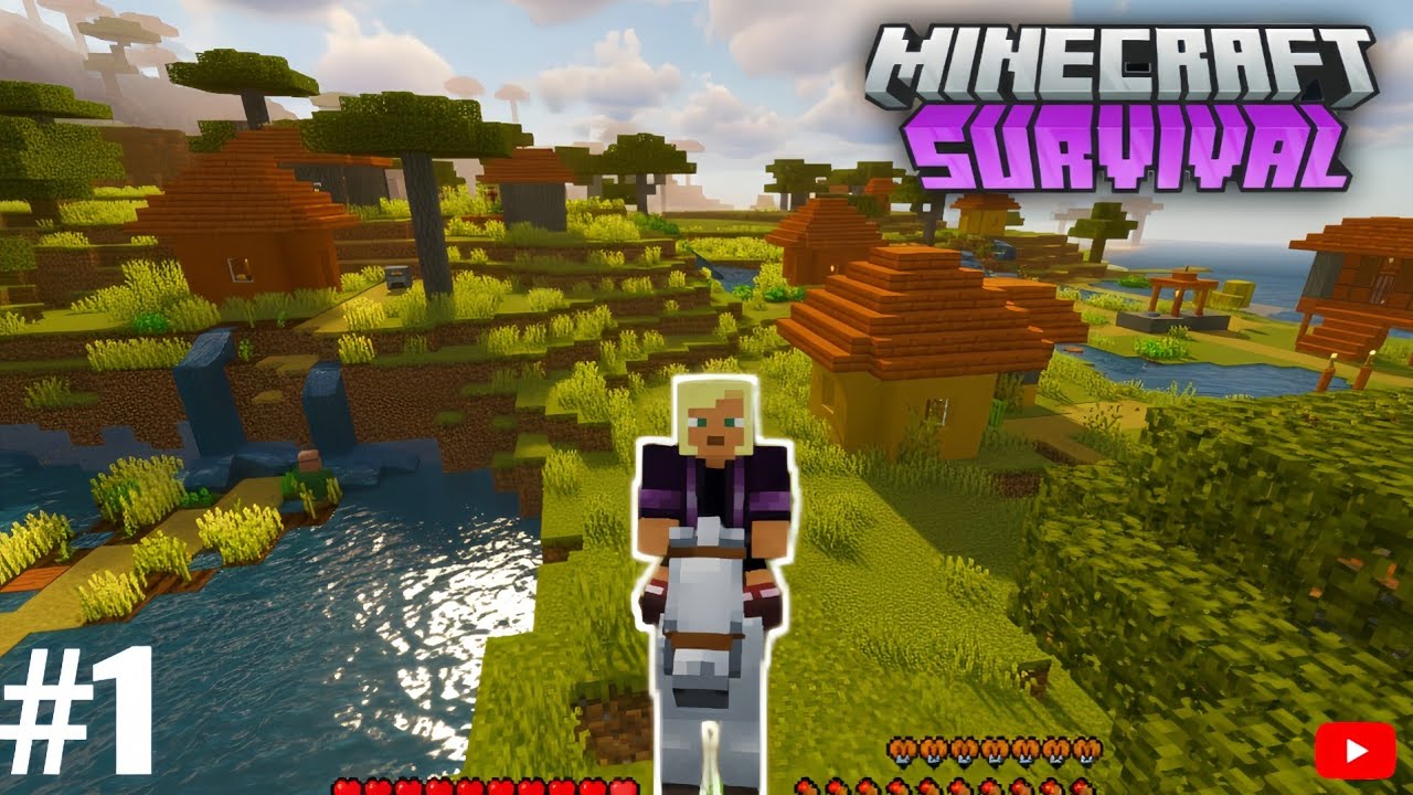 Luckiest Start Ever? 😃 | Minecraft PE Survival #1