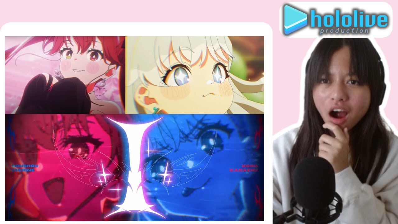 【original anime MV】III【hololive/宝鐘マリン＆こぼ・かなえる】REACTION