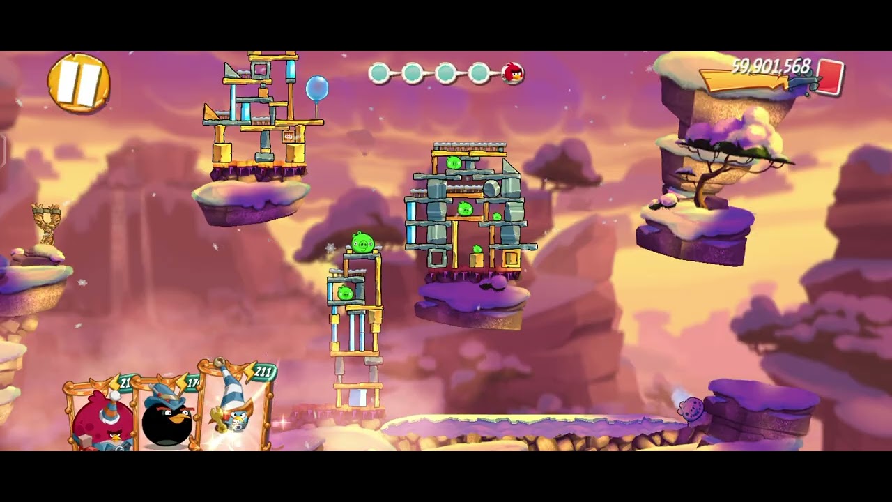 Angry birds 2 - Santa Helpers Hat Set Adventure (Level 7 - without chuck & leonard)