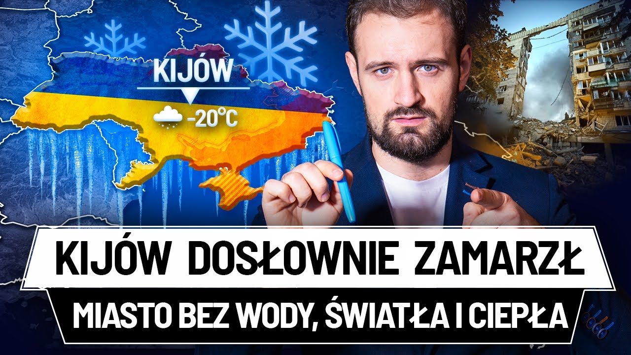 Ukraina ZAMARZA, a Rosja ATAKUJE - Wielki problem KIJOWA
