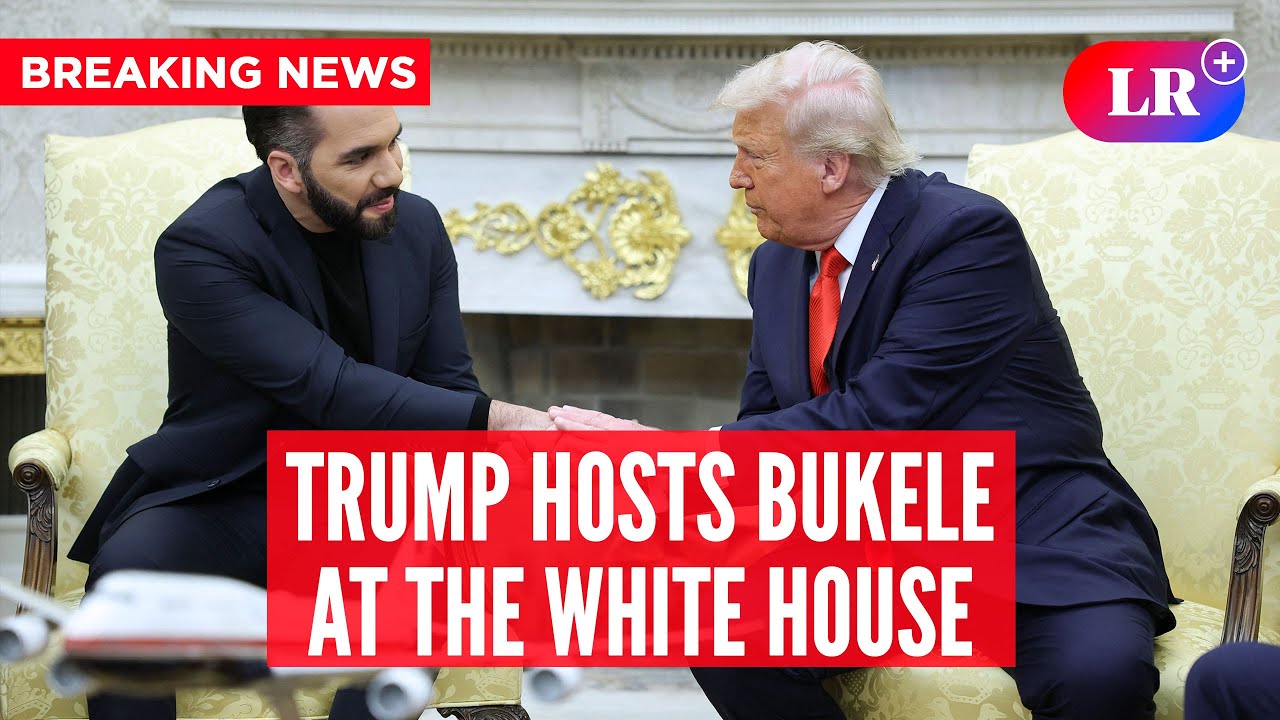 🔴 LIVE: Donald Trump hosts Nayib Bukele at The White House  | #EnDirectoLR