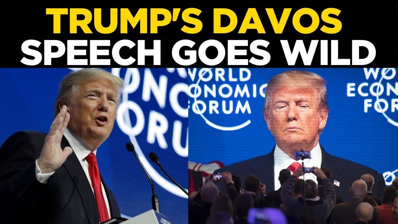 WATCH LIVE: President Trump Delivers a Special Address to the World Economic Forum | Trump Greenland