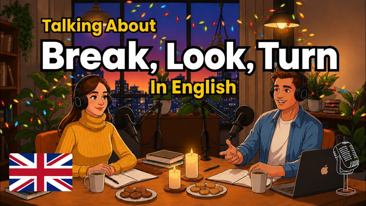 How to Use Break, Look, and Turn in Phrasal Verbs | English Learning Conversation