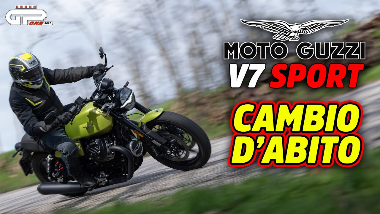 PROVA moto Guzzi V7 Sport 2025: cambio d'abito