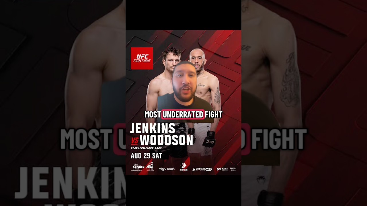 The Most UNDERRATED Fight at UFC Shanghai👀🔥Jack Jenkins vs Sean Woodson#sports#ufc#mma#martialarts