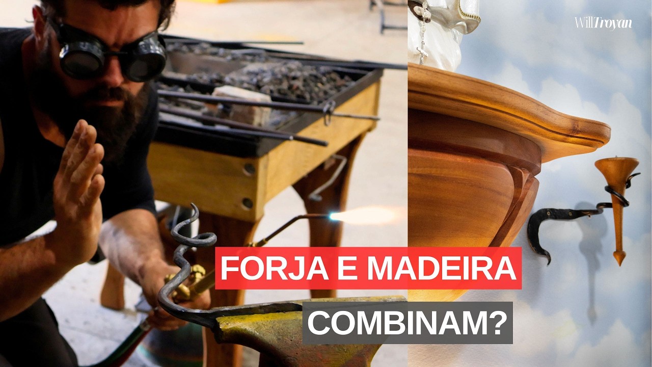 Quando a Marcenaria encontra a Forja: Peanha Barroca.
