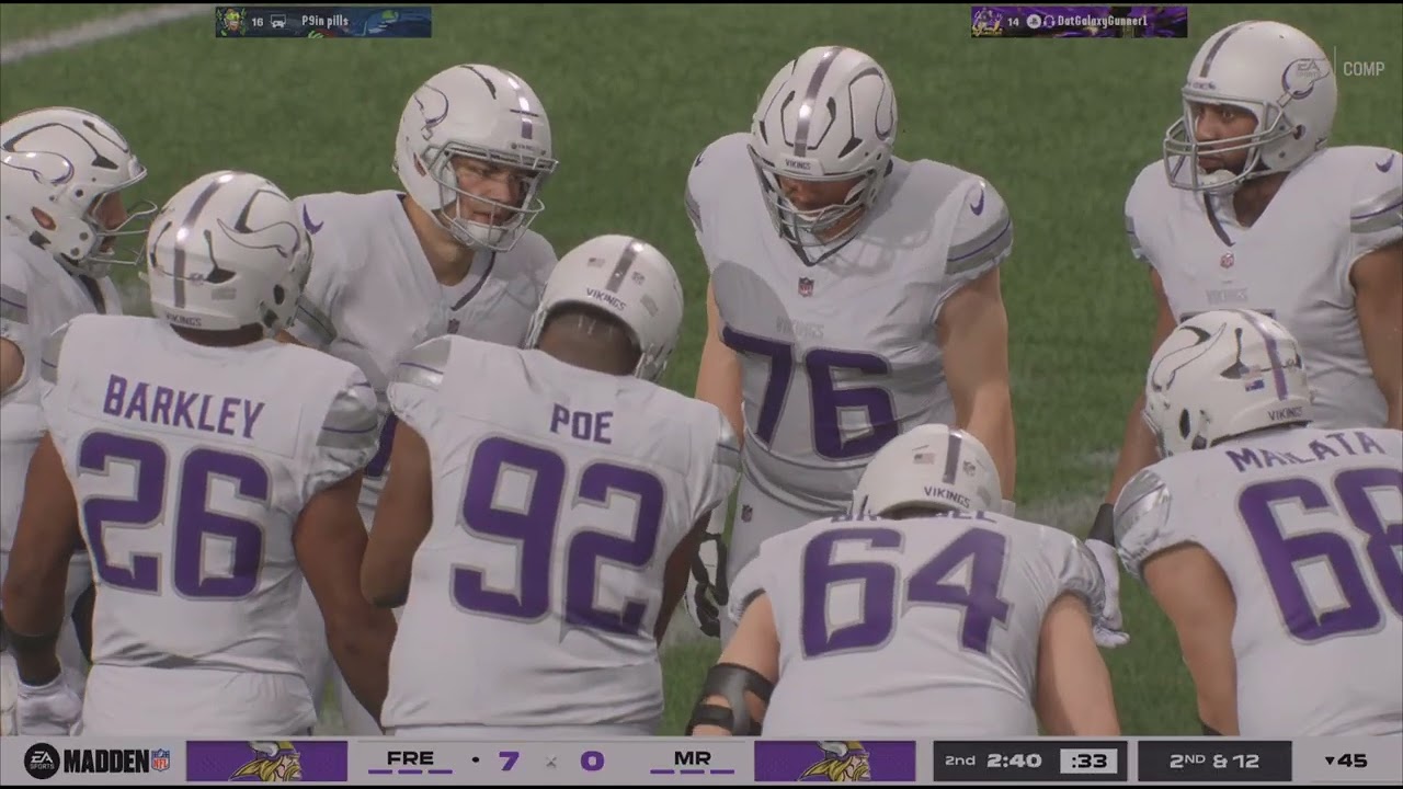 Madden 26 Ultimate team My Viking🆚P9inpills FreeCloud9 Viking second half comeback on livestream