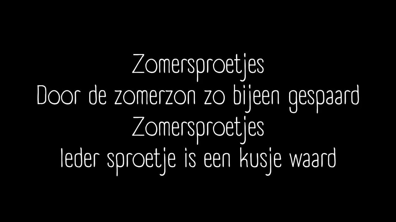 Zomersproetjes - Rocco Granata (Lyrics)