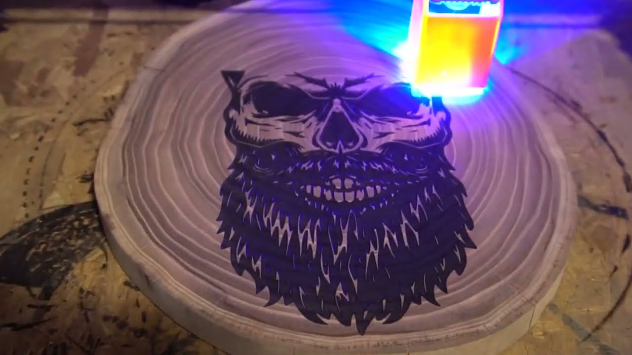 Making Wood Art Skulls From Start to Finish #woodworking #woodart #orturlasermaster2