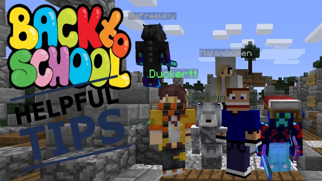 Back to School Tips and Tricks (Minecraft)