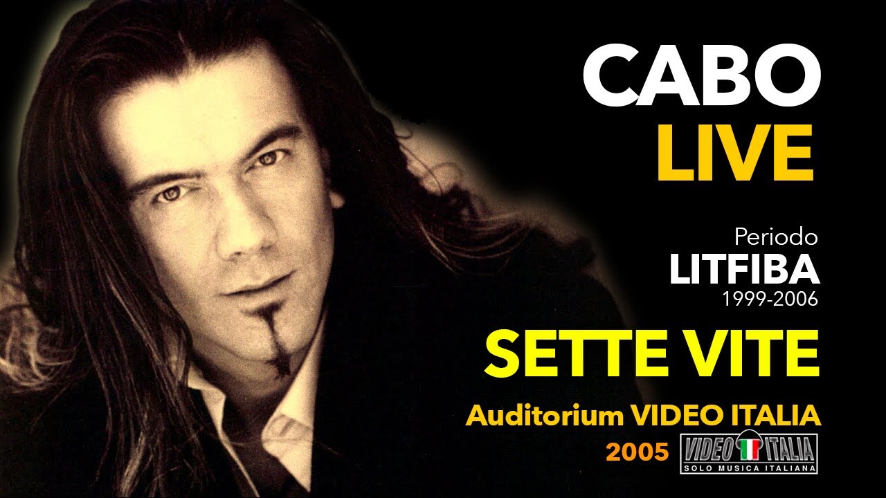 LITFIBA - Sette Vite ( Live Auditorium Video Italia 2005 )