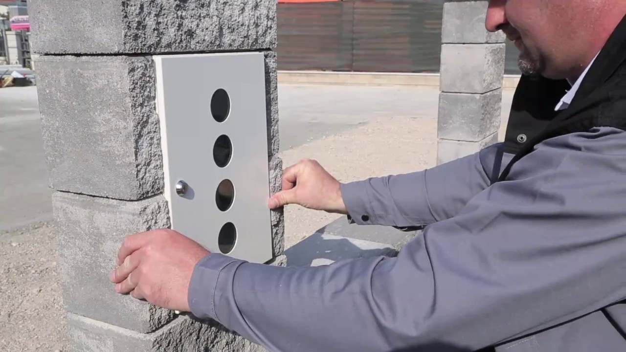 Häusler GesmbH Verarbeitungsvideo - Einbau Briefkasten Extragross