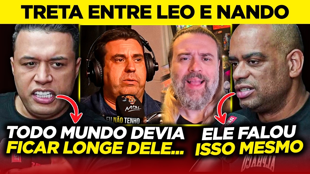 TRETA! NANDO MOURA FAZ EXPOSED PESADO PRA CIMA DE ENG LEO...