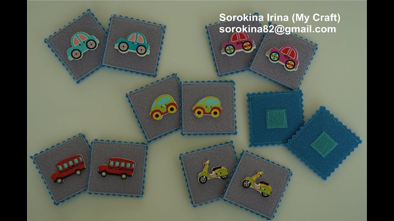 DIY Felt memory game tutorial / МК Мемори из фетра