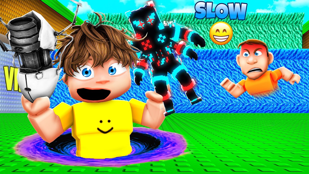 Using New PORTAL Gun To Troll MY Daddy.. (Escape Tsunami for Brainrots)