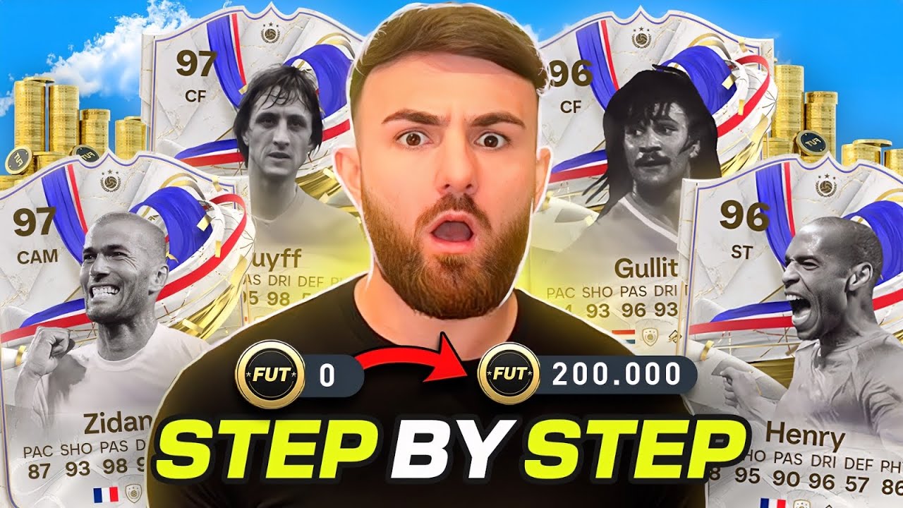 How to Make 200k Coins FAST in EAFC 24?! (0-200K step by step TRADING GUIDE) *BEST SNIPING FILTERS*