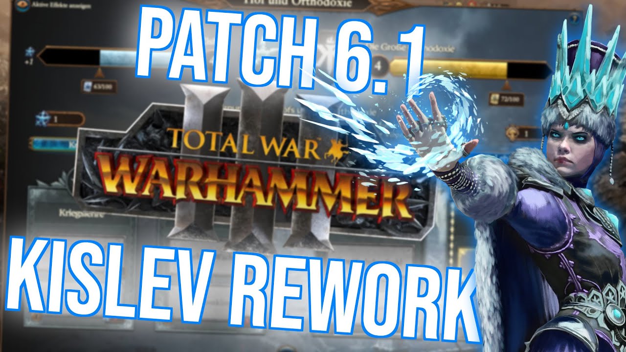 KISLEV Rework in Patch 6.1 mit Katharina | Live Let`s Play Total War: Warhammer 3 | Werbung