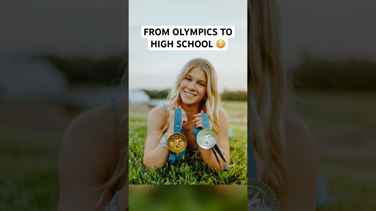 Imagine going from Olympics to high school 🤣🥇 #shorts