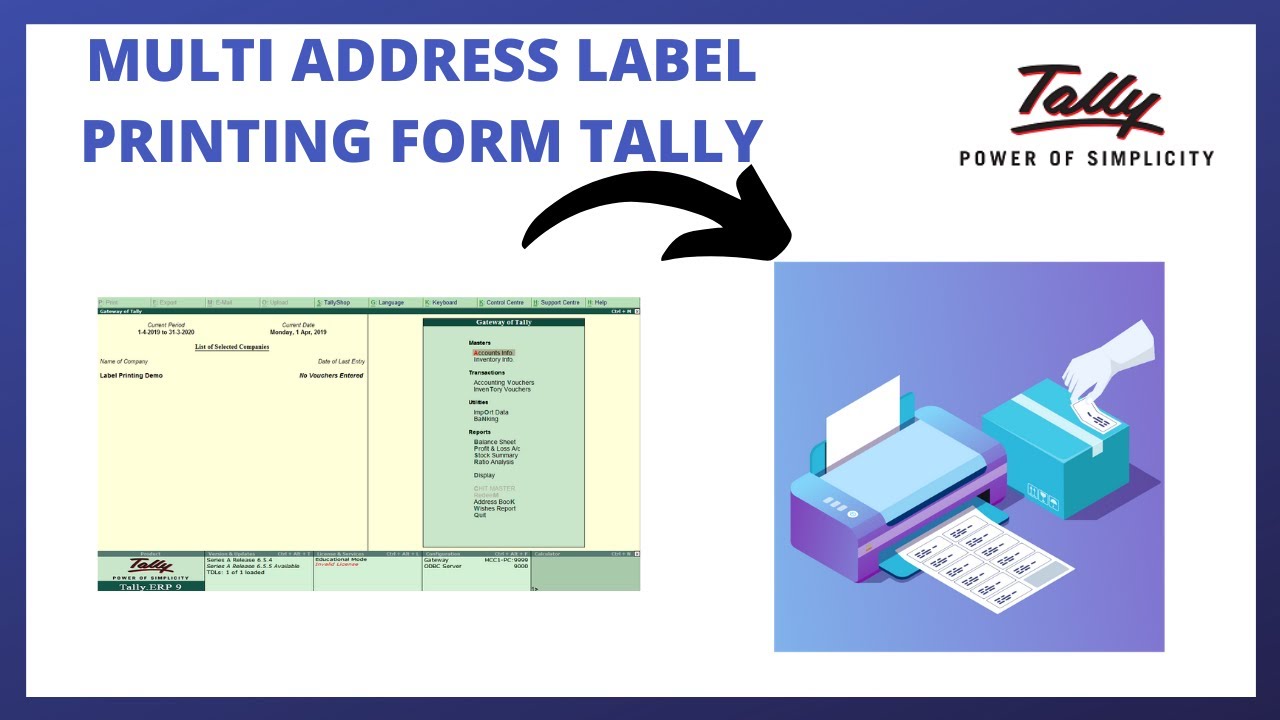 HCC0034- Multi Address Label Printing From Tally
