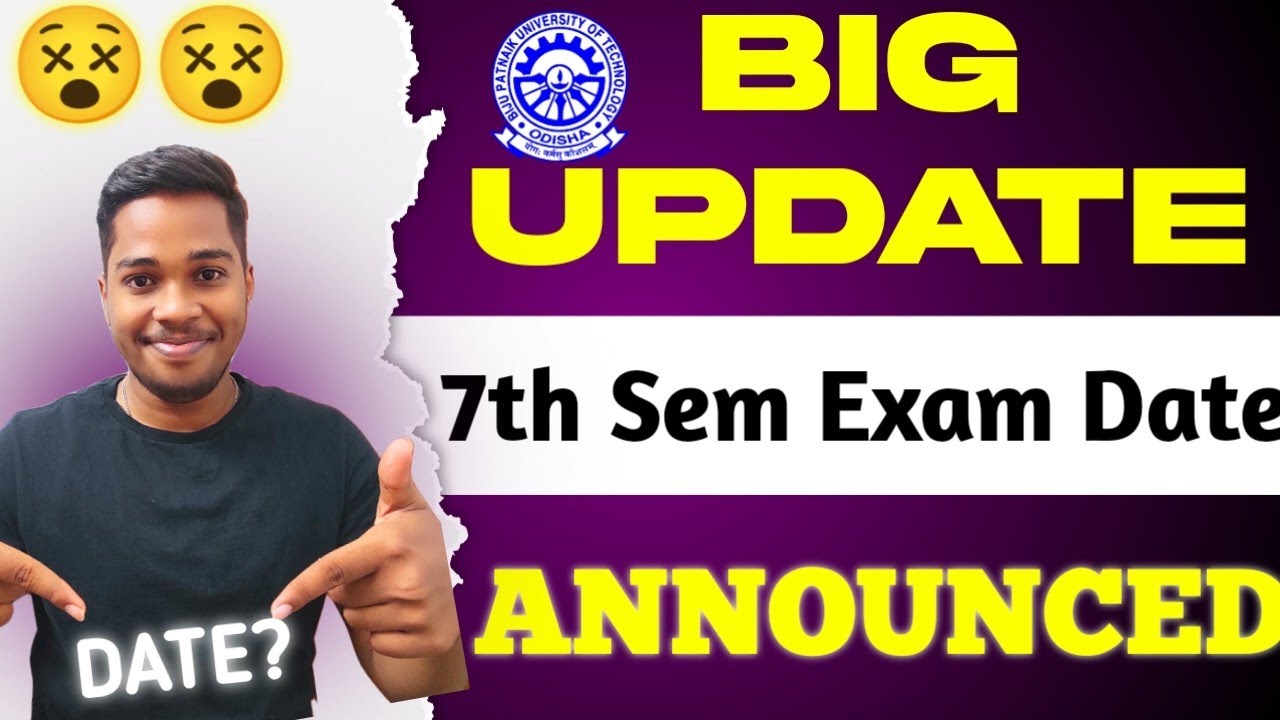 Bput 7th sem exam date announced|| Bput final year exam 2023 schedule notice out