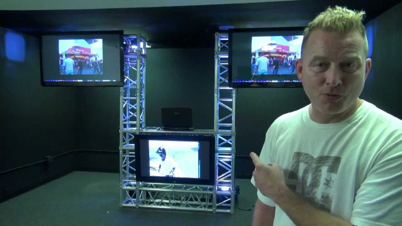 A Video DJ Booth From Global Truss