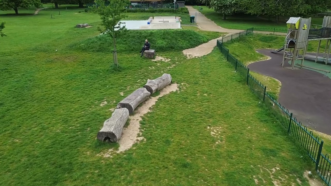 The most captivating view of a city from a drone