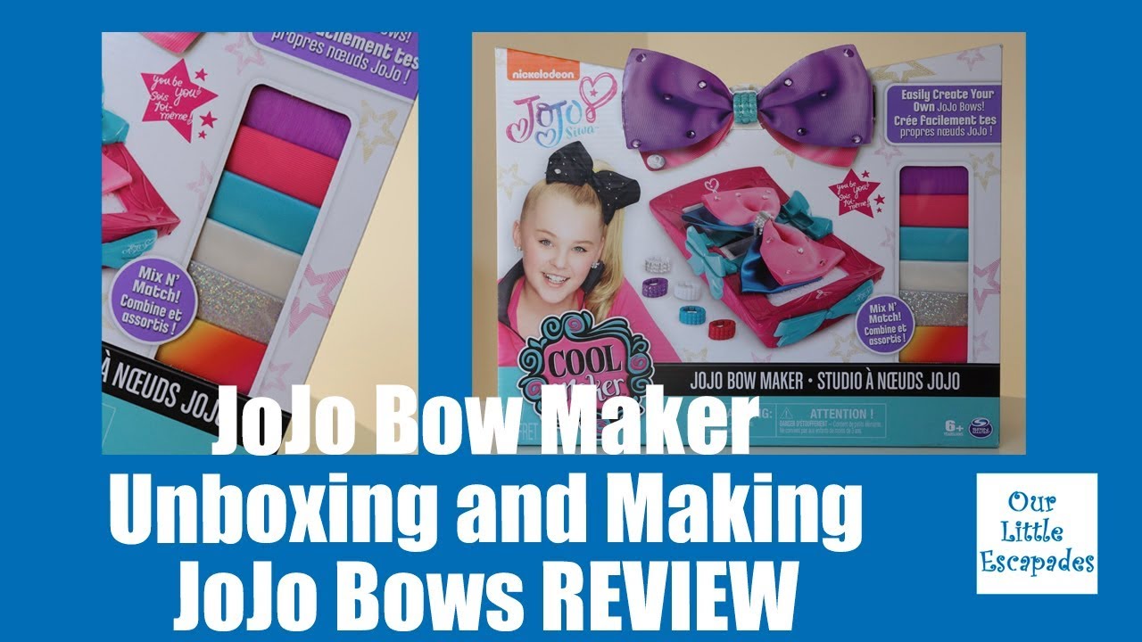 JoJo Bow Maker Unboxing and Making JoJo Bows REVIEW