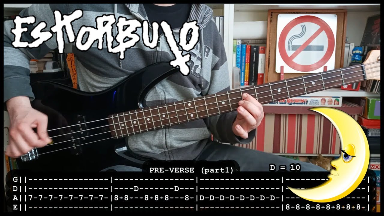 ESKORBUTO - En la luna 🌙 (BASS cover with TABS) [lyrics + PDF]