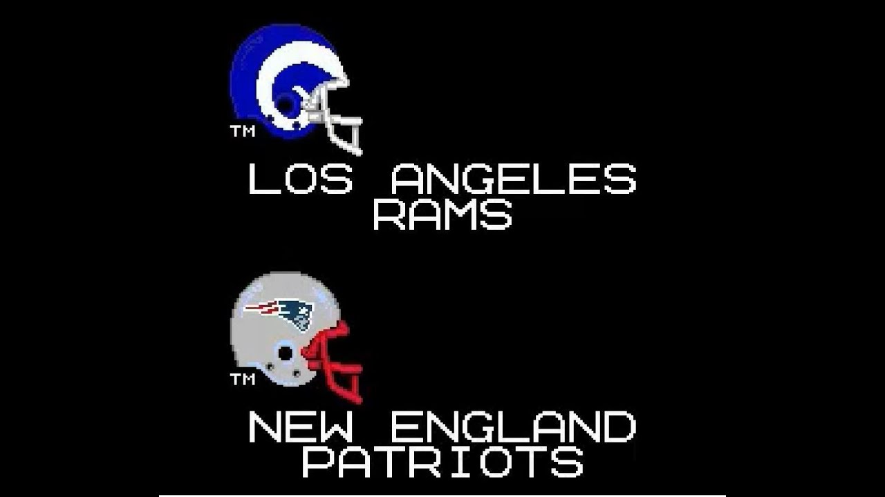 Super Bowl 53 According to Tecmo...you won't believe how it ends.