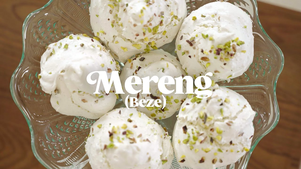Mereng (Beze) Tarifi | Çikolatalı Fıstıklı Beze