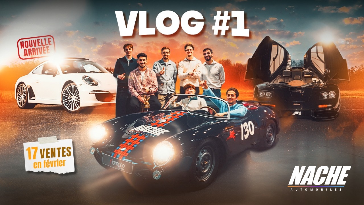 VLOG #1 - On a exposé notre Porsche 550 Spyder à Rétromobile !
