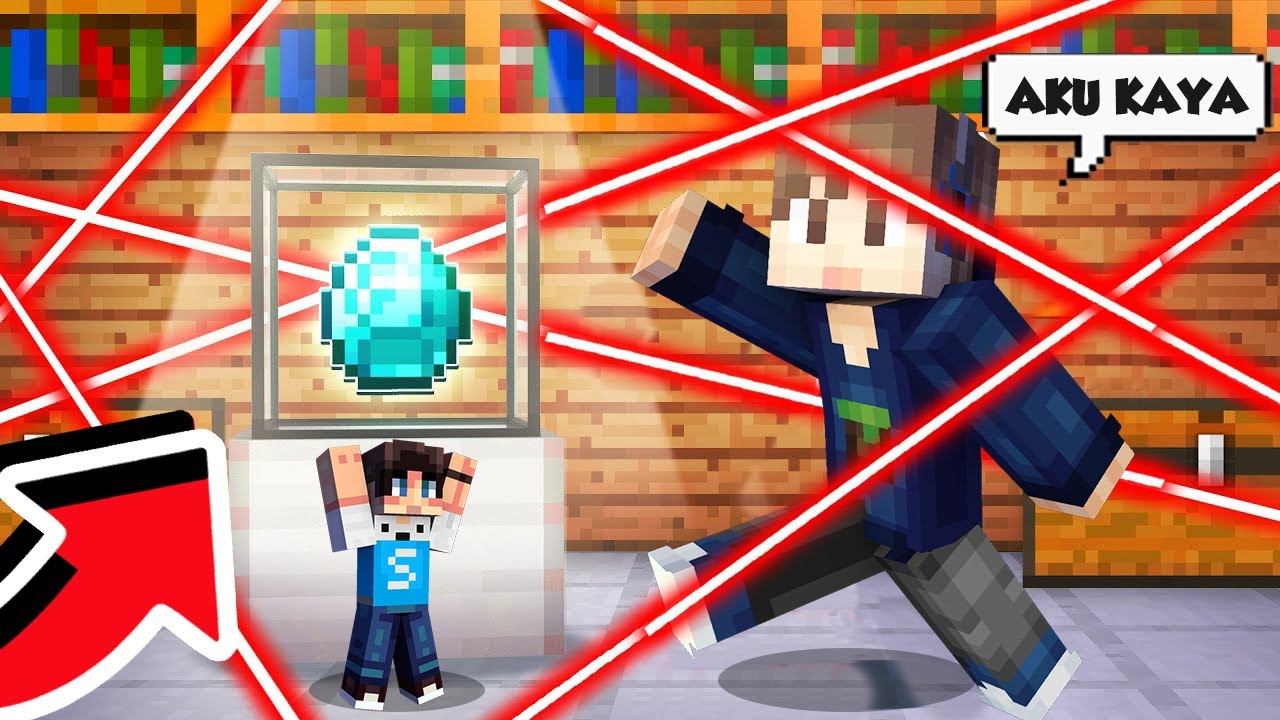KITA MENCURI DIAMOND PALING LANGKA DI MINECRAFT!!!
