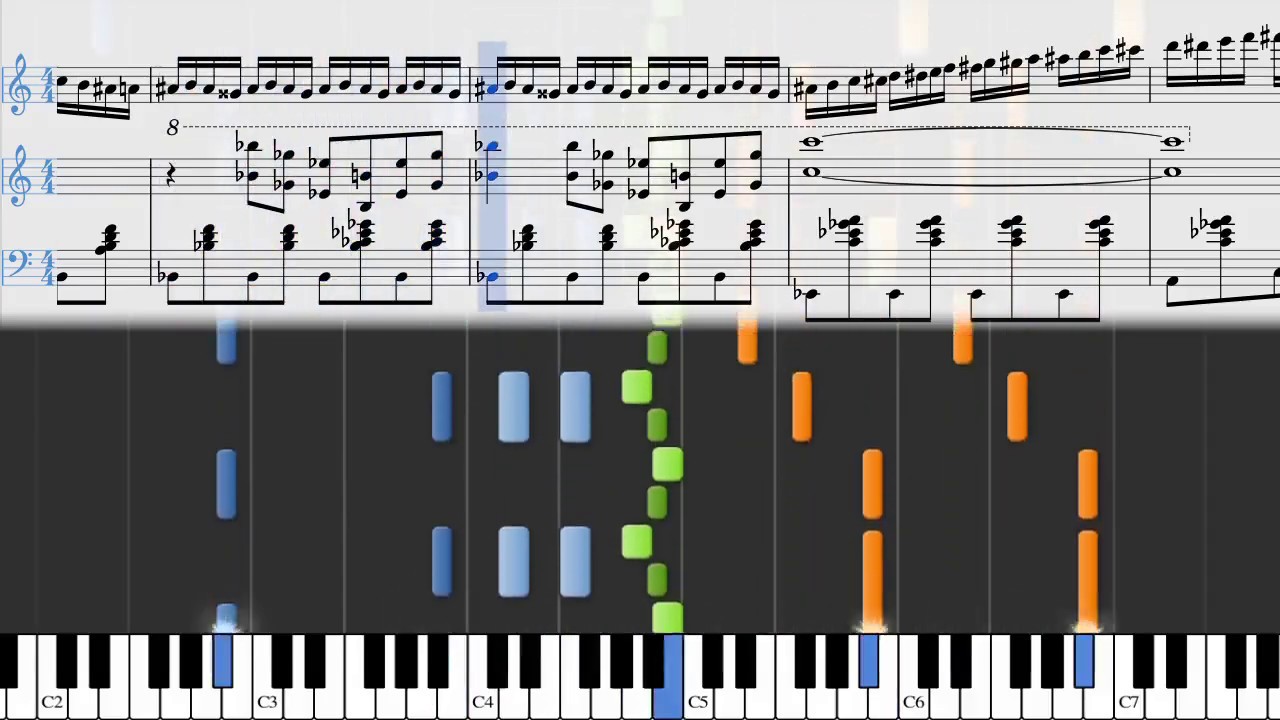 テトリス99 - 残り10人BGM - piano score & midi