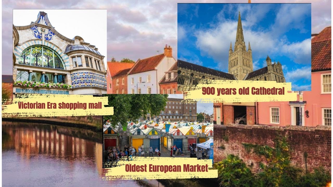 Day trip to Norwich 🚄 | Things to do in Norwich | Oldest Cathedral