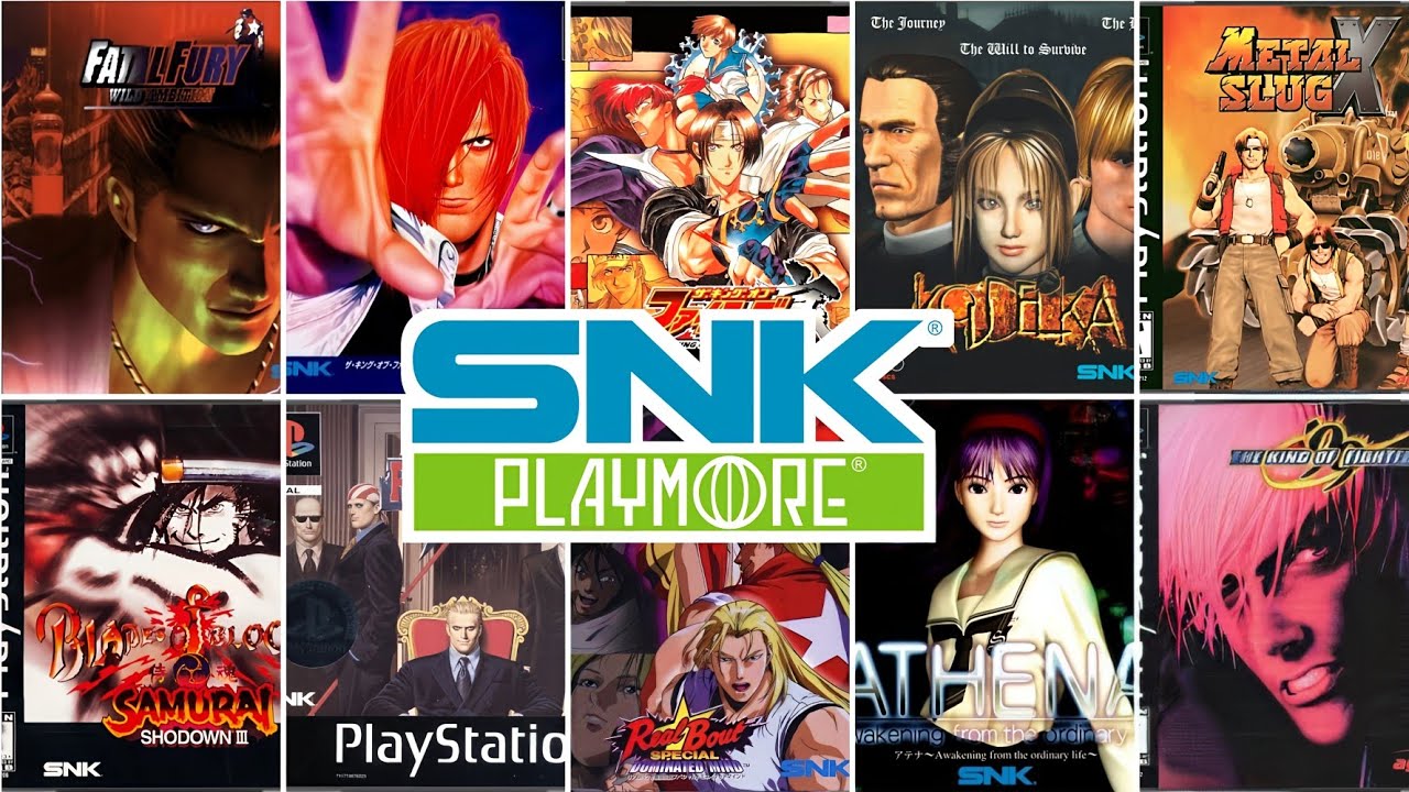 TOP 18 BEST SNK PLAYMORE GAMES FOR PS1[PLAYSTATION 1]