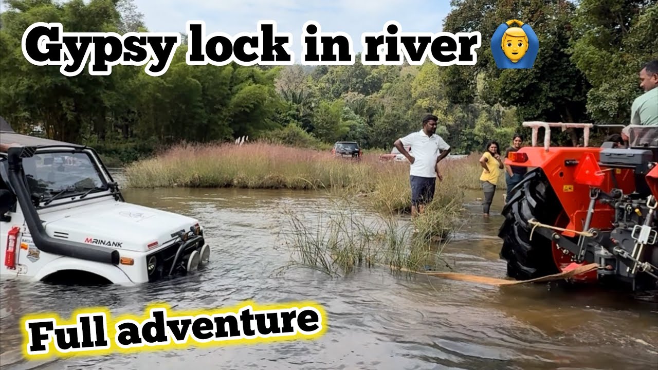ಕೊನೆಗೆ ಬಾಹುಬಲಿನೇ ಬರಬೇಕಿತ್ತು | gypsy | water crossing gone wrong | 4x4 | @jatayu4x4adventurers | 