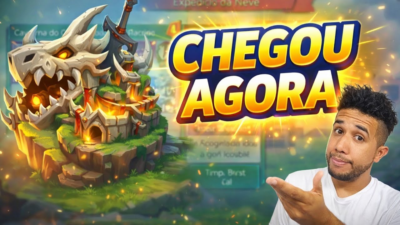 Chegou AGORA no Lords Mobile: nova SKIN do castelo