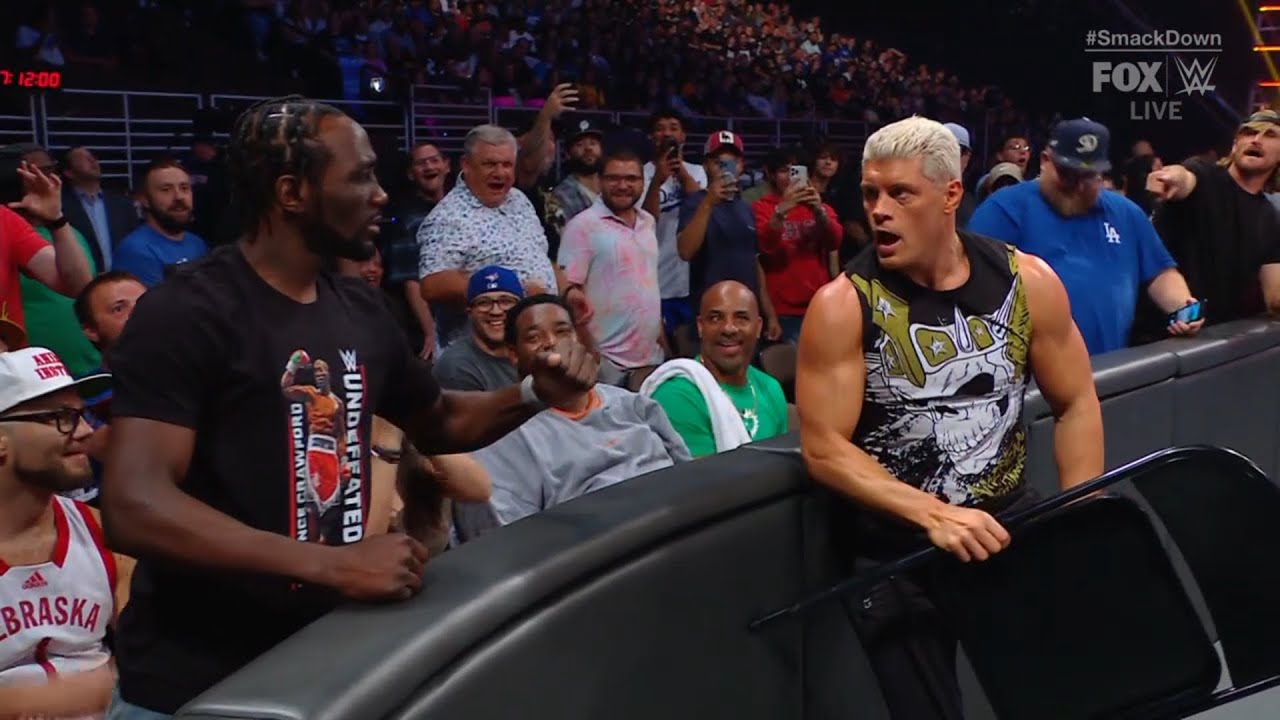 Cody Rhodes Attacks Austin Theory And Grayson Waller - WWE SmackDown 7/19/2024