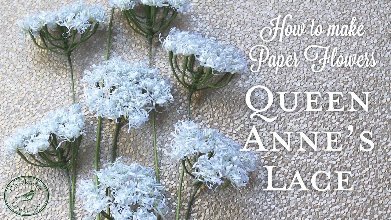How to Make Paper Flower: Queen Anne's Lace