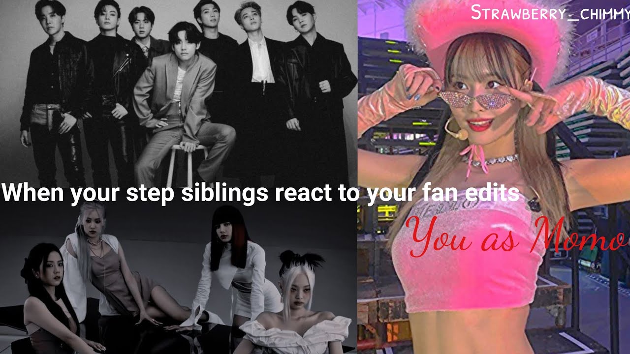 When your step siblings react to your fan edits || You as Momo || REQUESTED