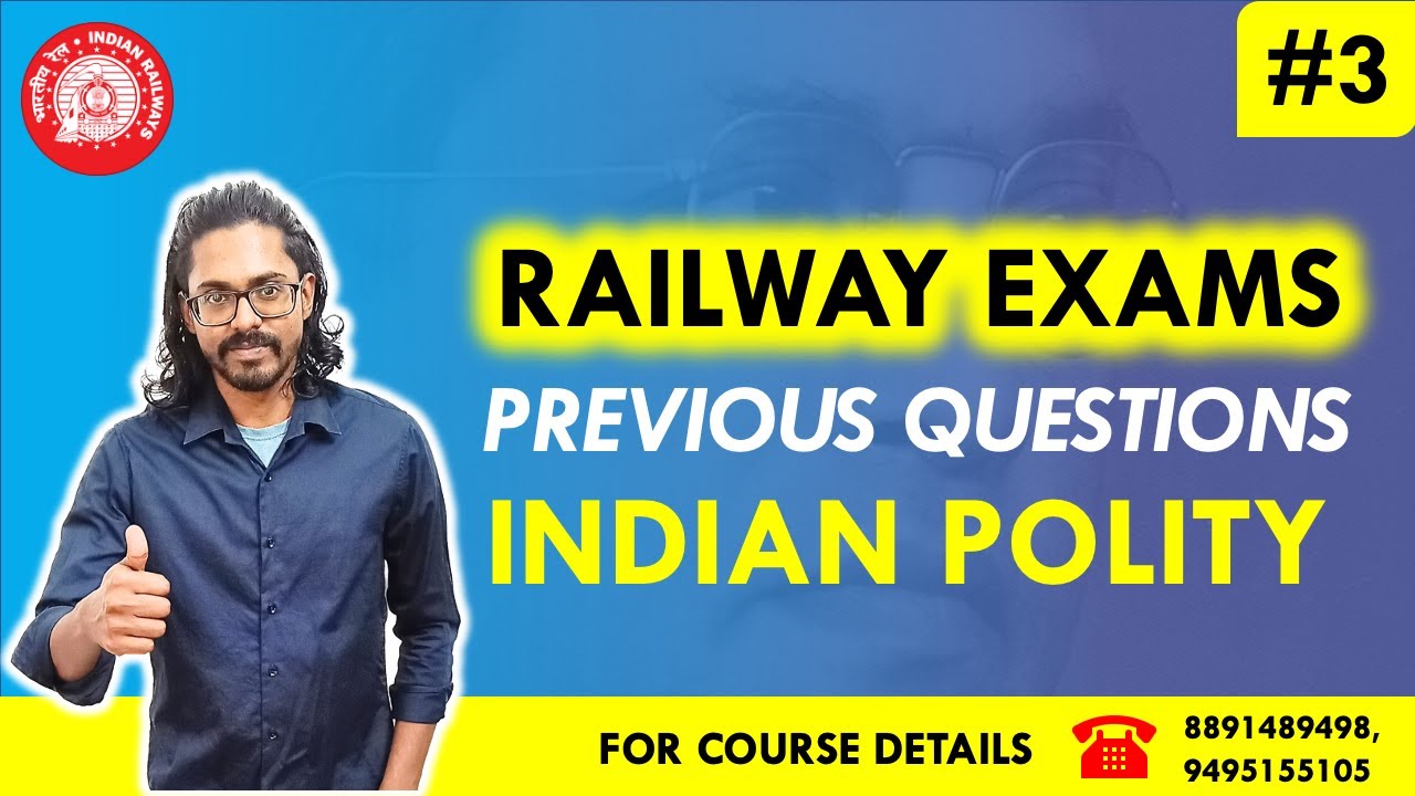 RAILWAY പരീക്ഷകളിലെ INDIAN POLITY  ചോദ്യങ്ങൾ - Part 3
