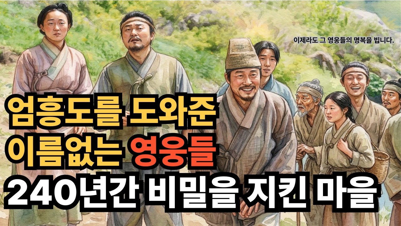 240년간 단종을 지켜온역사책이 지운 수백 명의 이름 | 엄흥도 뒤에 숨겨진 영월 사람들 #단종 #엄흥도 #왕과사는남자 #영월 #이름없는영웅들