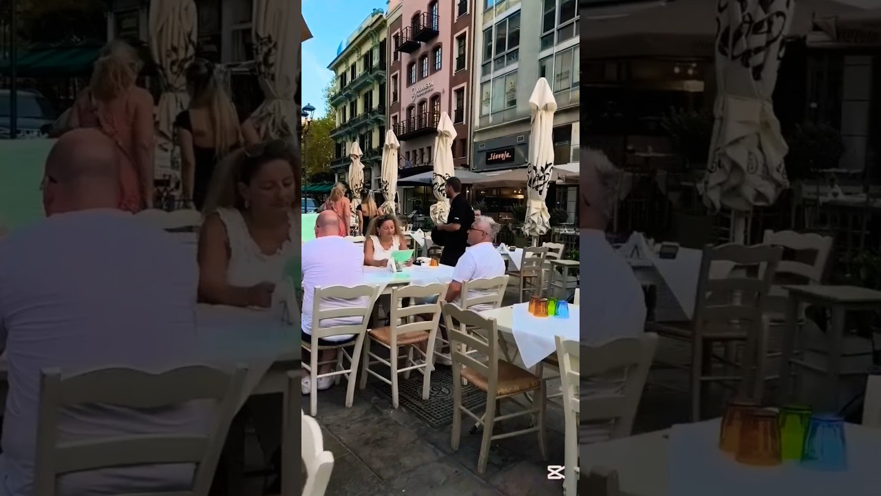 Thessaloniki city Greece walking tour 🚶🏙️💙 