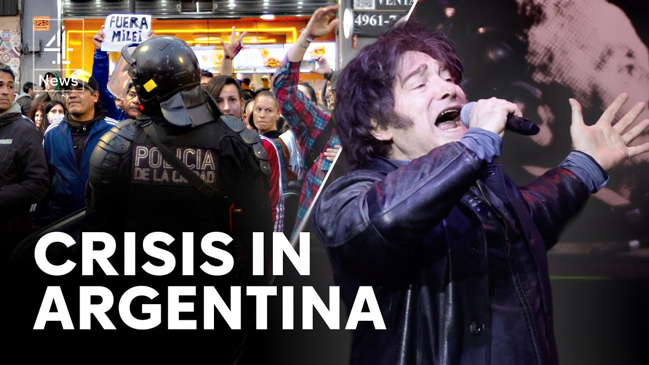 Argentina: Milei headlines concert amid economy crash