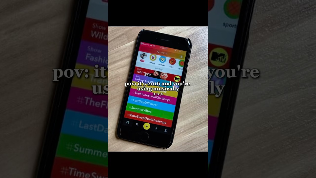 pov: it&rsquo;s 2016 and you&rsquo;re using musically #nostalgia #childhood #2010s #musically